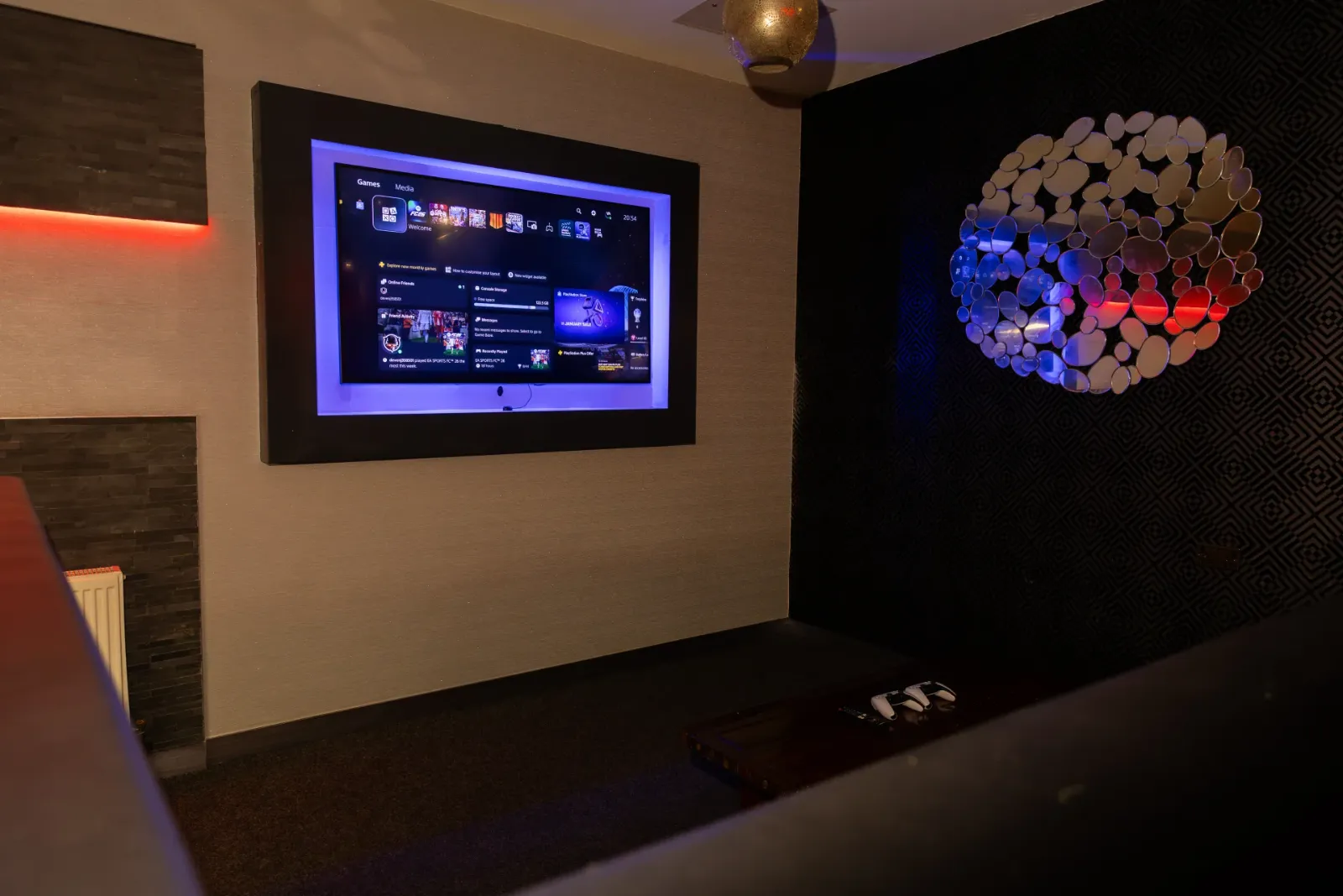 A private leisure room at Frame 2 Complex