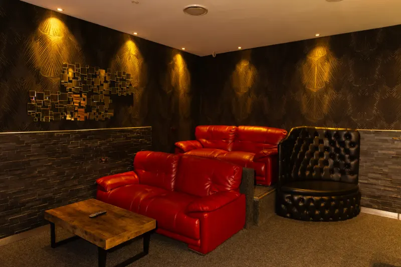 Seating in a VIP room
