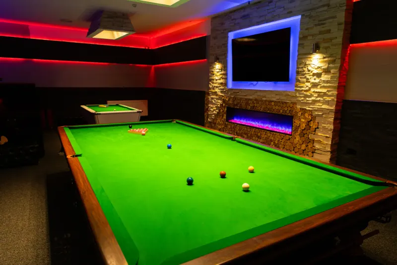 Pool tables at Frame 2 Complex